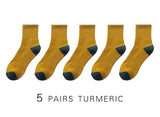 2021 New Japanese Harajuku Socks Winter Warm Men's Socks Thicke Terry Breathable High Quality Casual Business Socks Cotton Male