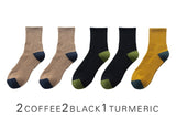 2021 New Japanese Harajuku Socks Winter Warm Men's Socks Thicke Terry Breathable High Quality Casual Business Socks Cotton Male