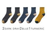 2021 New Japanese Harajuku Socks Winter Warm Men's Socks Thicke Terry Breathable High Quality Casual Business Socks Cotton Male