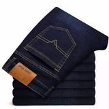 Fashion Brand Clothing Slim Men Summer Autumn Business Casual Jeans 2021 Man Oversize Denim Pants Trousers Baggy Stretch Jeans