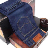 Fashion Brand Clothing Slim Men Summer Autumn Business Casual Jeans 2021 Man Oversize Denim Pants Trousers Baggy Stretch Jeans