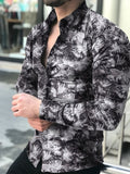Men's shirt for men clothing social male Blouse Hawaiian long sleeve cardigan blouses and button up Luxury man wholesale 2021