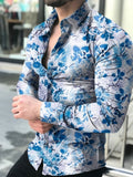 Men's shirt for men clothing social male Blouse Hawaiian long sleeve cardigan blouses and button up Luxury man wholesale 2021