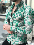 Men's shirt for men clothing social male Blouse Hawaiian long sleeve cardigan blouses and button up Luxury man wholesale 2021
