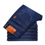 Winter Jeans Men jeans Black Slim Fit Stretch Thick Velvet Pants Warm Jeans Casual Fleece Trousers Male Plus Size men clothing