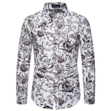 M-5XL Dot-Print Business Casual Shirts for Summer Short Sleeve Regular Large Size Formal Clothing Mens Office Button Up Blouses