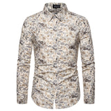 M-5XL Dot-Print Business Casual Shirts for Summer Short Sleeve Regular Large Size Formal Clothing Mens Office Button Up Blouses