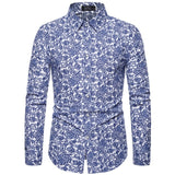 M-5XL Dot-Print Business Casual Shirts for Summer Short Sleeve Regular Large Size Formal Clothing Mens Office Button Up Blouses