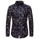 M-5XL Dot-Print Business Casual Shirts for Summer Short Sleeve Regular Large Size Formal Clothing Mens Office Button Up Blouses