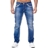 Straight Jeans Men High Waist Jean Spring Summer Boyfriend Jeans Streetwear Skinny Cacual Designer Long Denim Pants Trousers