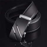 [LFMB]Famous Brand Belt Men Top Quality Genuine Luxury Leather Belts for Men,Strap Male Metal Automatic Buckle