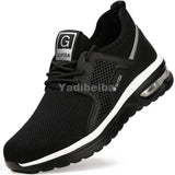 High Quality Men's Boots Safety Shoes Steel Toe Puncture-Proof Work Boots Lightweight Safety Work Shoes Men Indestructible Shoes