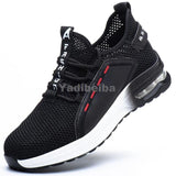 High Quality Men's Boots Safety Shoes Steel Toe Puncture-Proof Work Boots Lightweight Safety Work Shoes Men Indestructible Shoes