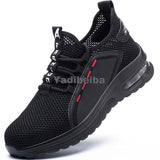 High Quality Men's Boots Safety Shoes Steel Toe Puncture-Proof Work Boots Lightweight Safety Work Shoes Men Indestructible Shoes