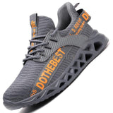 High Quality Men's Boots Safety Shoes Steel Toe Puncture-Proof Work Boots Lightweight Safety Work Shoes Men Indestructible Shoes