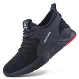 Safety Work Shoes Men Anti-Smashing Indestructible Steel Toe Cap Puncture-Proof Boots Lightweight Male Sofe Women Cosy Sneakers