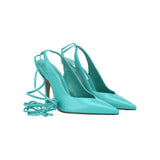 2021 high-heeled fashion pointed toe around the show sexy foreign trade pumps stiletto cross-border large size ladies shoes