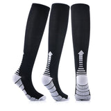 New Compression Stockings Arrow Pattern 20-30 Mmhg Outdoor Thigh High Tube Socks Sports Socks Men's Socks For Athlete
