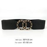 Gold chain belt elastic silver metal waist belts for women ceiture femme stretch cummerbunds ladies coat ketting riem waistband