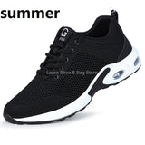Fashion Safety Shoes Men Steel Toe Shoes Anti-puncture Work Sneakers Indestructible Work Safety Boots Male Shoes Work Boots Men