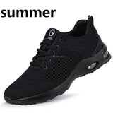 Fashion Safety Shoes Men Steel Toe Shoes Anti-puncture Work Sneakers Indestructible Work Safety Boots Male Shoes Work Boots Men