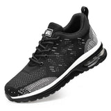 Fashion Safety Shoes Men Steel Toe Shoes Anti-puncture Work Sneakers Indestructible Work Safety Boots Male Shoes Work Boots Men