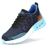Fashion Safety Shoes Men Steel Toe Shoes Anti-puncture Work Sneakers Indestructible Work Safety Boots Male Shoes Work Boots Men