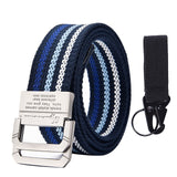 JIFANPAUL belt men outdoor hunting metal tactical belt multi-function alloy buckle high quality Marine Corps canvas belt for men