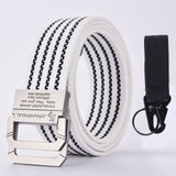 JIFANPAUL belt men outdoor hunting metal tactical belt multi-function alloy buckle high quality Marine Corps canvas belt for men