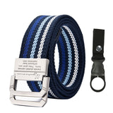 JIFANPAUL belt men outdoor hunting metal tactical belt multi-function alloy buckle high quality Marine Corps canvas belt for men