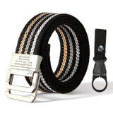 JIFANPAUL belt men outdoor hunting metal tactical belt multi-function alloy buckle high quality Marine Corps canvas belt for men