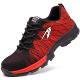 Male Safety Shoes Indestructible Work Shoes Puncture-Proof Work Sneakers Men Shoes Non-slip Work Boots Steel Toe Shoes Footwear