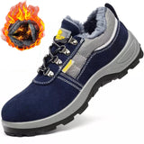 Male Safety Shoes Indestructible Work Shoes Puncture-Proof Work Sneakers Men Shoes Non-slip Work Boots Steel Toe Shoes Footwear