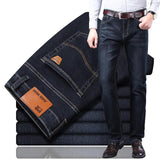 2021 Spring Summer Mens Jeans Stretch Thin Denim Light Blue  Colors Men's Straight Jean Pants Casual Lightweight Jeans Trousers