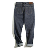 Madden Toolkit Vintage Denim Pants American Retro Amekaji 14.8 OZ Heavy Weight Straight Wide Leg Spring Blue Oversize Jeans