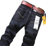 2021 SULEE Top Brand Best Price Comfort Straight Denim Pants Men's Jeans Business Casual Elastic Male High Quality Trousers