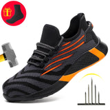 Safety Work Shoes Construction Men Outdoor Steel Toe Cap Shoes Men Puncture Proof High Quality Lightweight Safety Boots