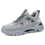 Staleneus Men Work Safety Shoes Steel Toe Work Sneakers Anti-smashing and Anti-piercing Work Boots Industrial Construction Boots