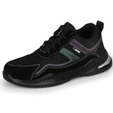 Staleneus Men Work Safety Shoes Steel Toe Work Sneakers Anti-smashing and Anti-piercing Work Boots Industrial Construction Boots