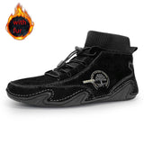 Men's Sneakers cow suede Leather Men Loafers Shoes Fashion Slip on Men Driving Shoes Soft Sapato Masculino Mocassin Homme