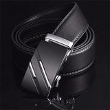 [LFMB]Famous Brand Belt Men Top Quality Genuine Luxury Leather Belts for Men,Strap Male Metal Automatic Buckle