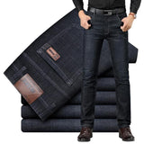 Sulee Brand Jeans Exclusive Design Famous Casual Denim Jeans Men Straight Slim Middle Waist Stretch Men Jeans Vaqueros Hombre