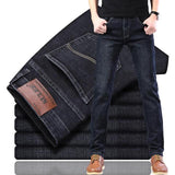 Sulee Brand Jeans Exclusive Design Famous Casual Denim Jeans Men Straight Slim Middle Waist Stretch Men Jeans Vaqueros Hombre