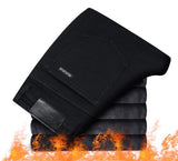 Sulee Brand Trousers Grey Fleece Men Clothes  Black Elasticity Warm Thinker Winter Jeans Business Casual Male Denim Slim Pants