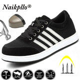 Steel Toe Work Shoes Safety Boots Anti-Smashing Anti-Slip Steel Puncture Proof Construction Men Woman Sneakers Shoes 2021 New