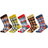 New Men's Socks Casual Business Dress High Quality Happy Combed Cotton Socks Fashion Harajuku Plus Size Socks Gift