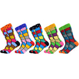New Men's Socks Casual Business Dress High Quality Happy Combed Cotton Socks Fashion Harajuku Plus Size Socks Gift