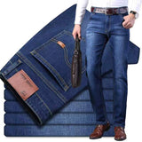 YAPU 2021 NEW Jeans Men Elastic Waist Skinny Jeans Men 2020 Stretch Ripped Pants Streetwear Mens Denim Jeans Blue