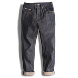 Madden Toolkit Vintage Denim Pants American Retro Amekaji 14.8 OZ Heavy Weight Straight Wide Leg Spring Blue Oversize Jeans