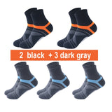 2022 Spring High Quality 5Pairs/Lot Combed Cotton Men's Socks Autumn Casual Breathable Active Socks Stripe Sport Socks EUR 38-48